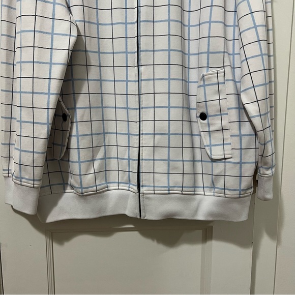 Ecko Unlimited White and Blue Checked Zipup - Picture 5 of 9